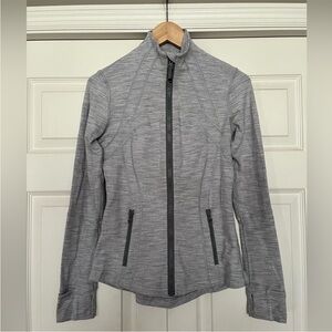 {Lululemon} Define Jacket in Wee Are From Space Silver Spoon - Women’s 6